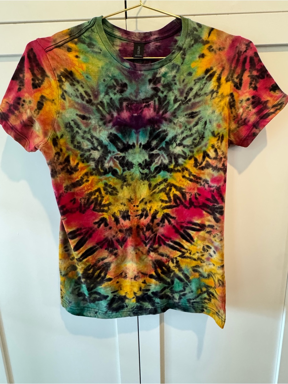 Multicolor Tie-Dye Short Sleeve Tee